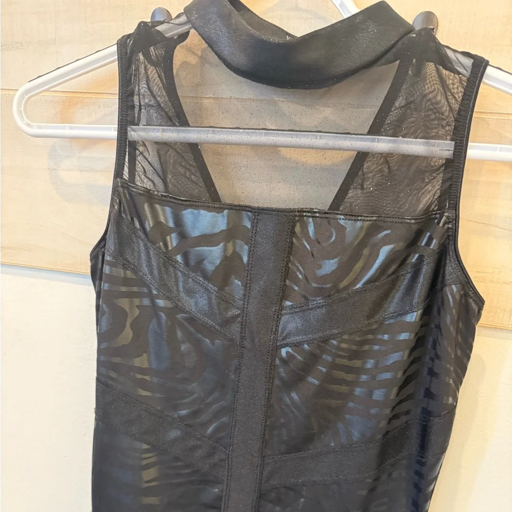 Revolution Dancewear Unsteady black contemporary dance costume, Medium Adult - Picture 8 of 9